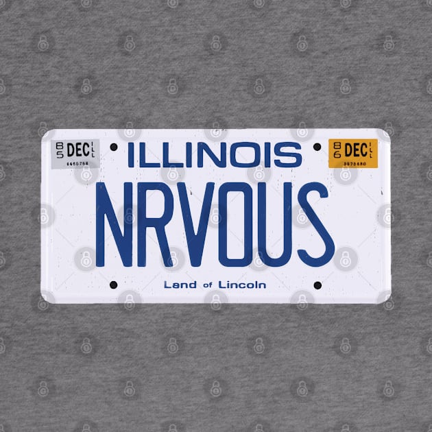 NRVOUS - Ferris Bueller Ferrari license plate by BodinStreet